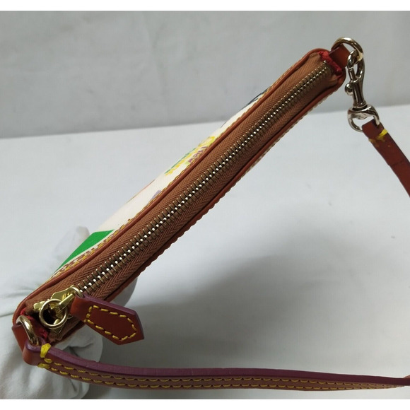 Dooney and Bourke Retro Disneyland 50th Anniversary Multicolor Wristlet - Wallet - Picture 4 of 14